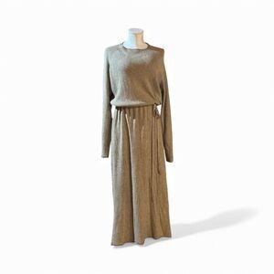 Jolie Long Sleeve Dress in Brown
